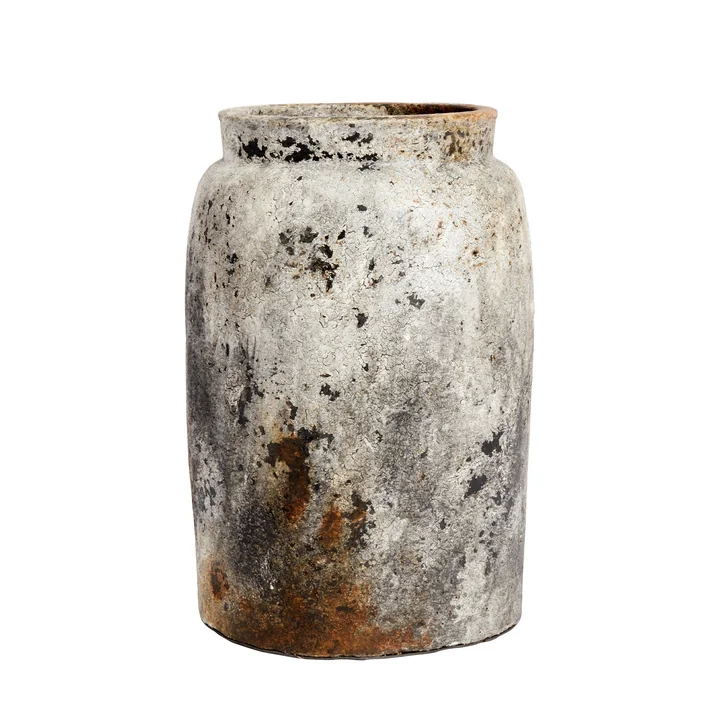 Echo Pichet, terre cuite, H 40 Ø 26 cm de Muubs