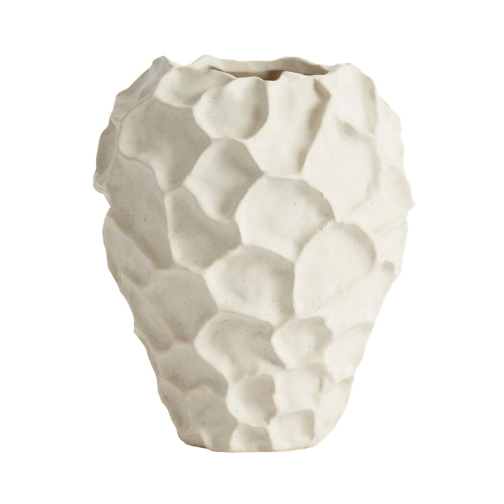 Soil Vase, H 21,5 Ø 18 cm, sable de Muubs