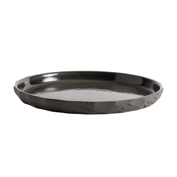 Kuri Assiette, 2 pcs., Ø 26 cm, stone de Muubs