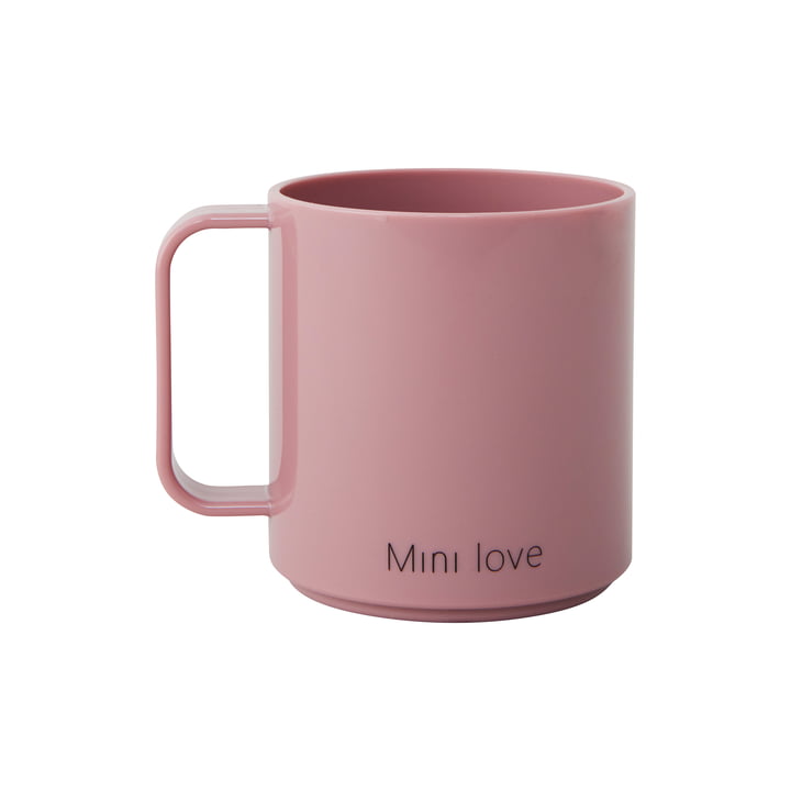 Mini Love Gobelet avec anse, 175 ml, ash rose de Design Letters