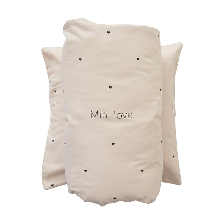 Mini Favorite Junior Linge de lit, 140 x 100 cm, beige de Design Letters