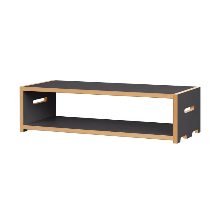 hochstapler Système d'étagères, module de base bas, anthracite de Tojo