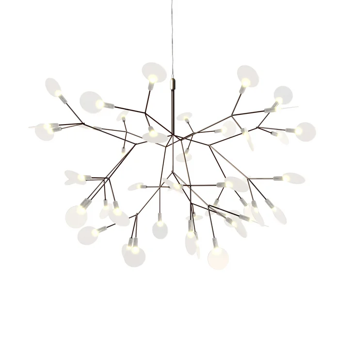 Suspension lumineuse Heracleum II small de Moooi en nickel