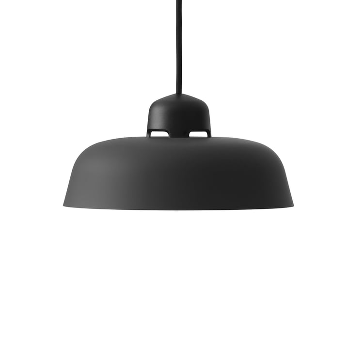 Le w162 Dalston Lumière pendante LED s1 petit de Wästberg en noir / noir graphite