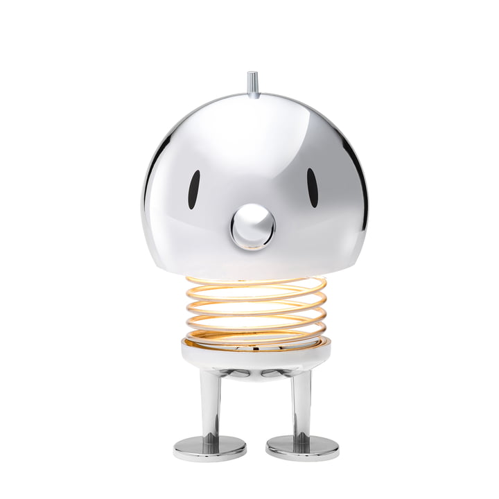 Bumble Lampe de table, Large, chrome de Hoptimist