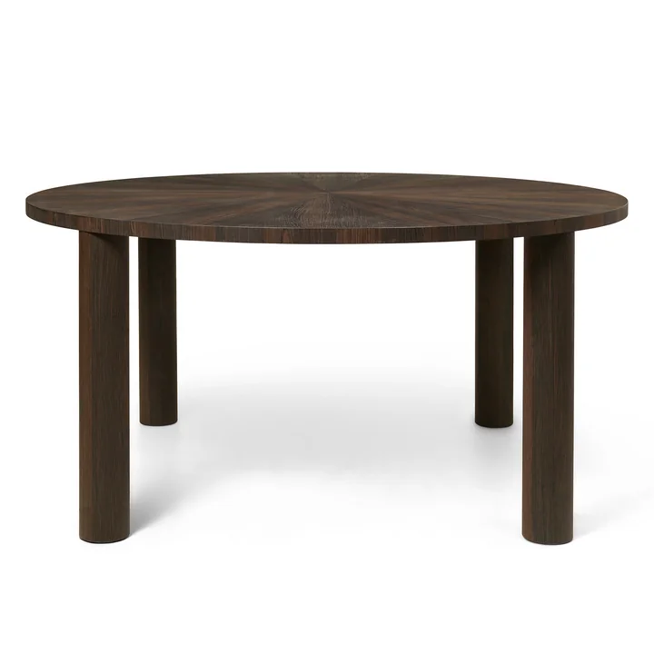 Ferm Living - Post Table Ø 150 cm, Chêne fumé de Ferm Living