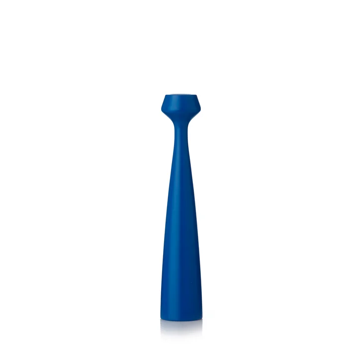 Blossom Bougeoir, Lys / cobalt blue de applicata