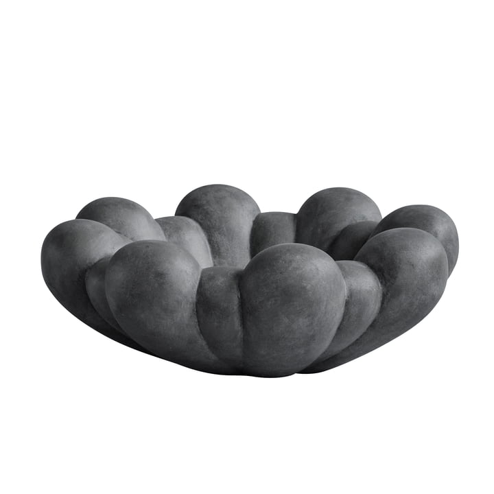 Bloom Bol, Ø 44 cm, gris foncé de 101 Copenhagen