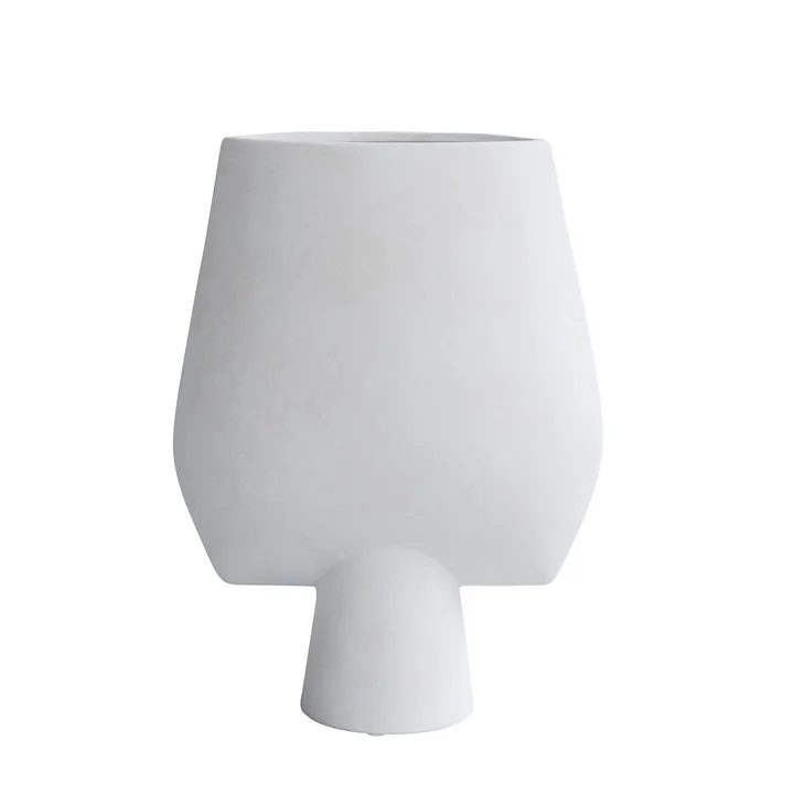 Sphere Vase Square large, blanc de 101 Copenhagen