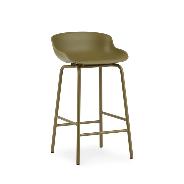 Hyg Tabouret de bar de Normann Copenhagen en couleur olive