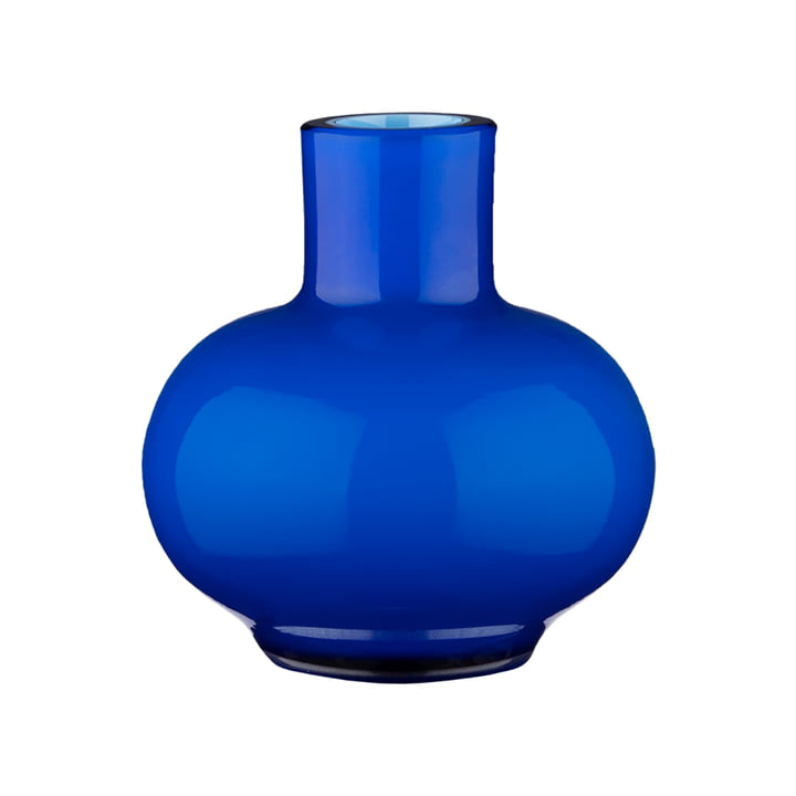 Mini Vase Ø 5,5 x H 6 cm, bleu de Marimekko