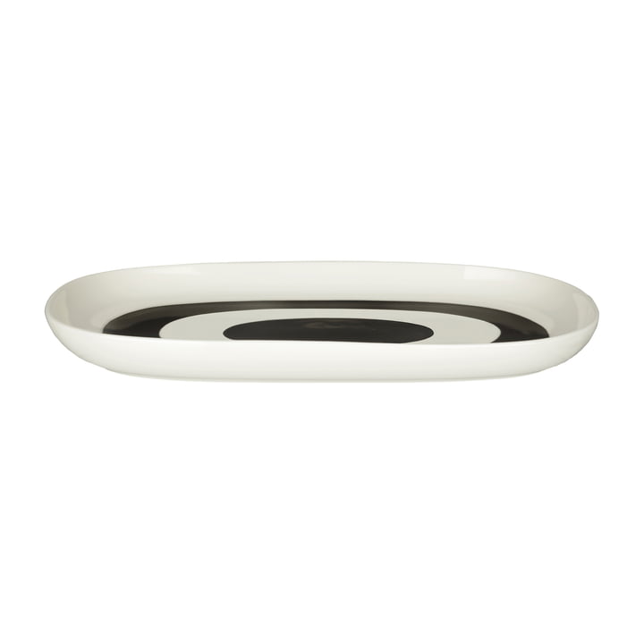 Melooni Plateau de service 23 x 32 cm, blanc / noir de Marimekko