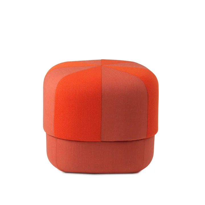 Circus Pouf petit duo de Normann Copenhagen dans la couleur orange