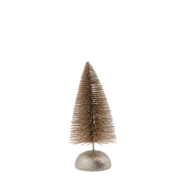 House Doctor - Frost Sapin de Noël, 17 cm, champagne