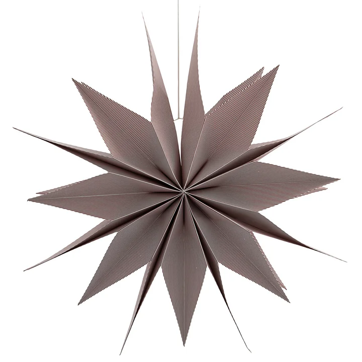 Capella Étoile de Noël en papier de House Doctor dans la version rouge / blanc