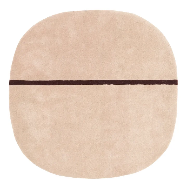 Normann Copenhagen - Oona Tapis, 140 x 140 cm, rose