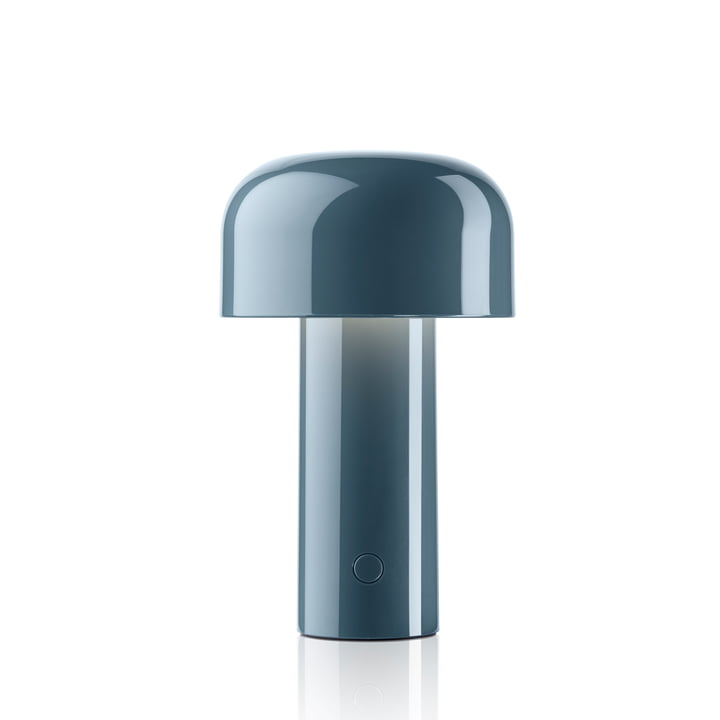 La lampe de table à accu (LED) Bellhop, gris-bleu de Flos