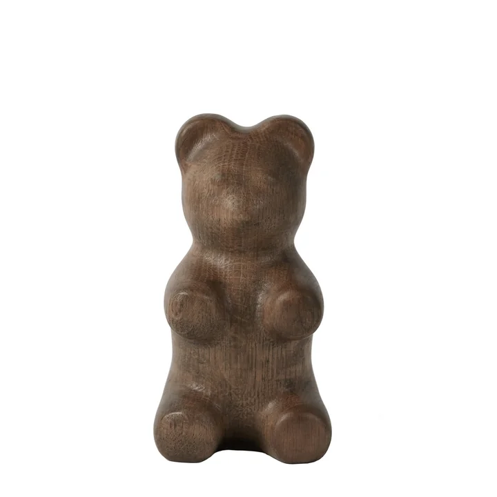 Gummy Bear Figurine en bois, small, chêne teinté de boyhood