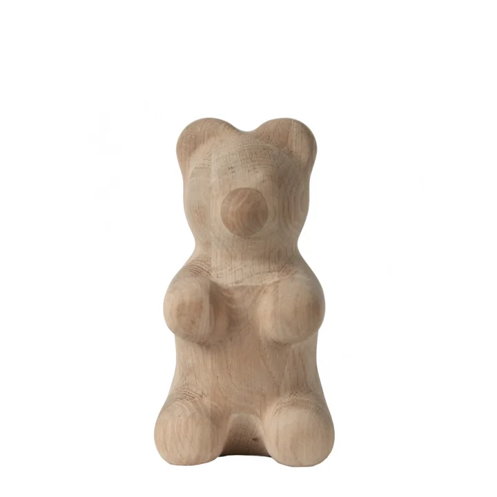 Gummy Bear Figurine en bois, small, chêne naturel de boyhood