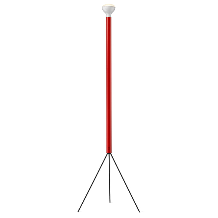 Luminator Lampadaire H 189 cm, rouge de Flos