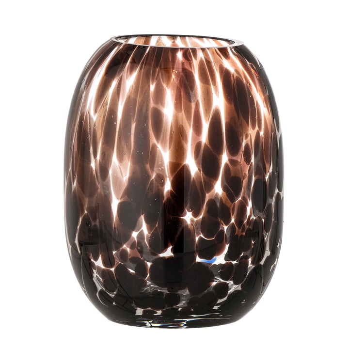Crister Vase H 17 cm de Bloomingville en marron