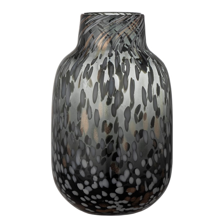 Gwan Vase H 27,5 cm de Bloomingville en gris