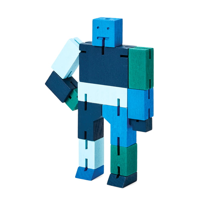Cubebot , petit, bleu multi de Areaware