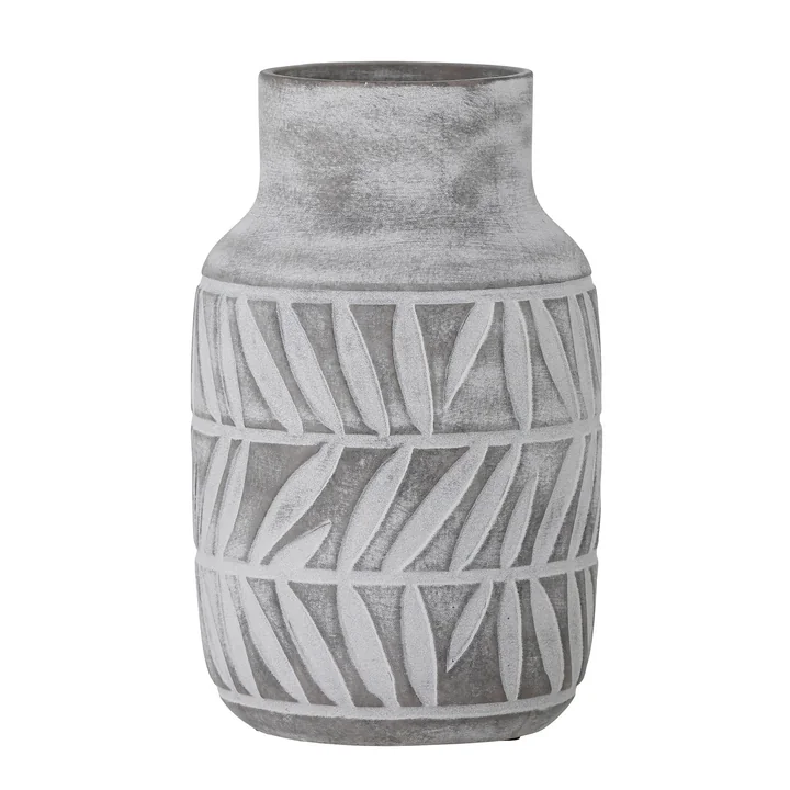 Saku Vase Ø 17 cm de Bloomingville en gris