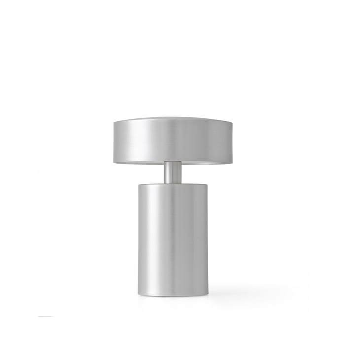 Column Lampe à accu, Ø 10 cm, aluminium de Menu