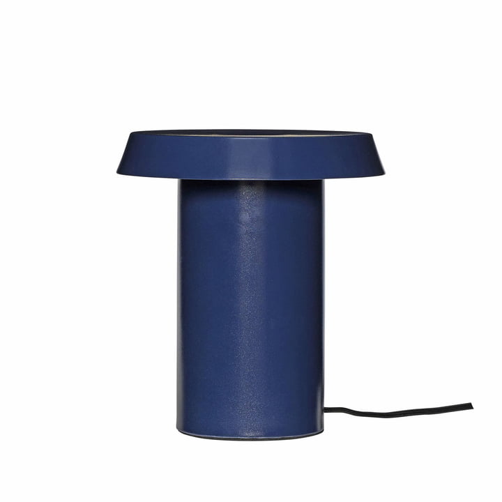 Keen Lampe de table, Ø 20 cm, bleu foncé de Hübsch Interior