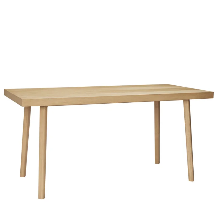 Herringbone Table de salle à manger, L 160 cm, chêne de Hübsch Interior