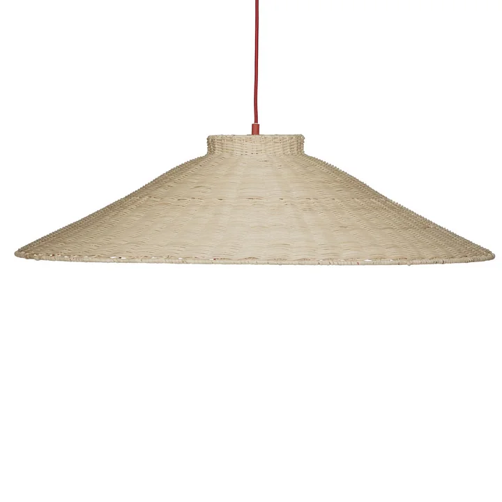 Chand Suspension, H 21 x Ø 80 cm, rattan de Hübsch Interior