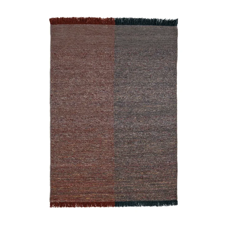 Re-rug 1 tapis en laine Dhurrie, 240 x 170 cm, coloré de nanimarquina