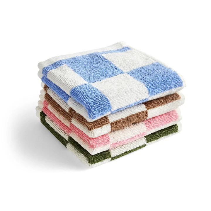 Check Gant de toilette, 30 x 30 cm de HAY