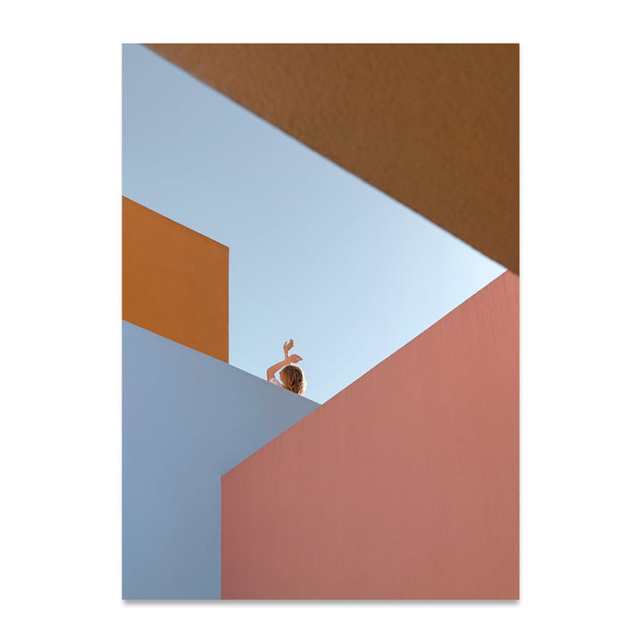 Angular Afternoon Poster, 50 x 70 cm de Paper Collective