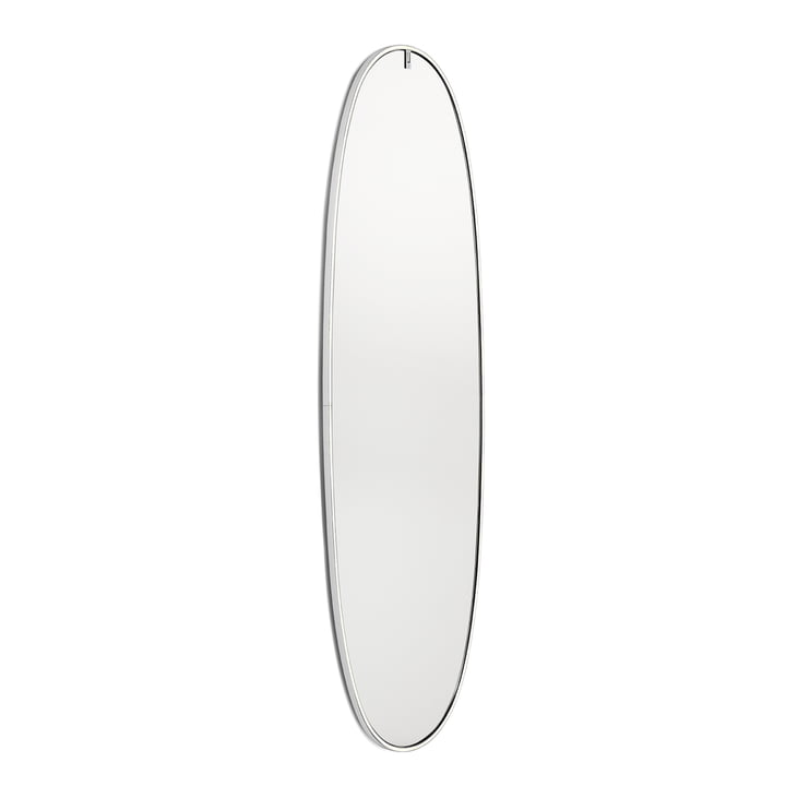 La Plus Belle miroir lumineux de Flos en aluminium poli
