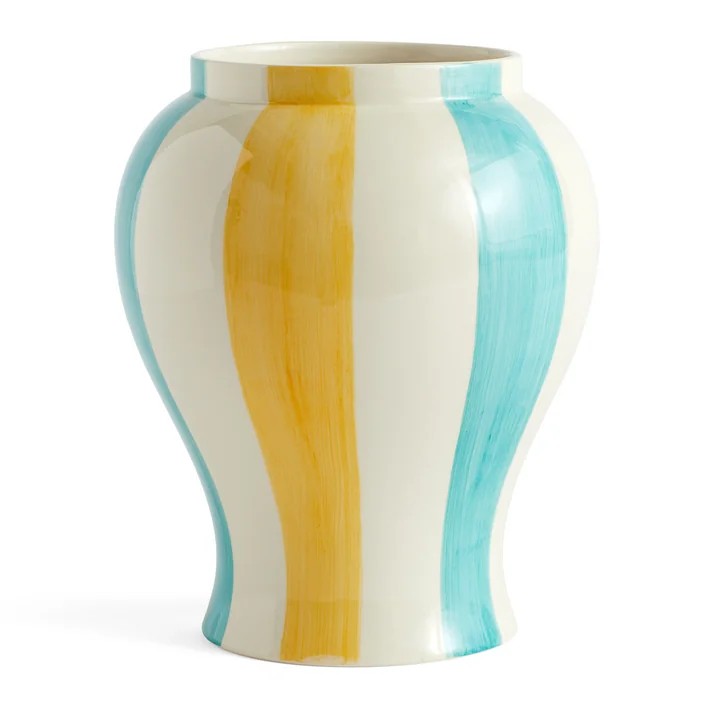 Sobremesa Vase L, vert / jaune de HAY