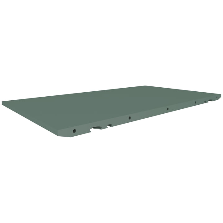 Plaque d'insertion pour la table extensible Space de Andersen Furniture en finition stratifié vert foncé