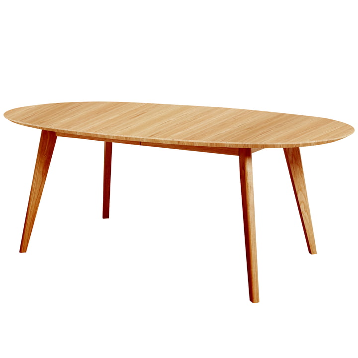 DK10 Table à rallonge ovale, chêne huilé de Andersen Furniture