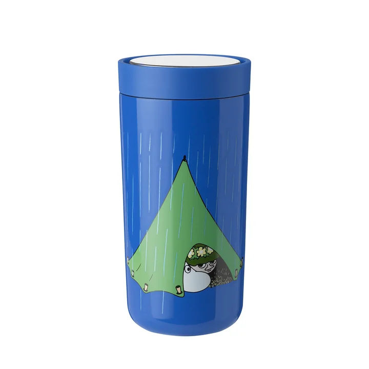 To Go Click Gobelet isotherme 0,4L, moomin camping /pulvérisé/double paroi/H 17cm/Ø 8,3cm de Stelton