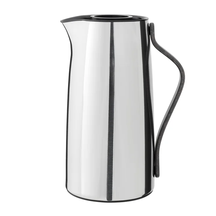 Cafetière isotherme Emma 1,2 l, acier inoxydable / poignée noire (édition limitée) de Stelton