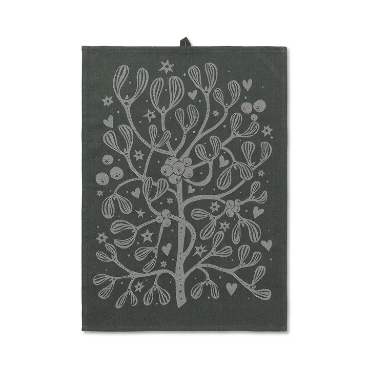 Mistletoe Torchon, dark green de Ferm Living