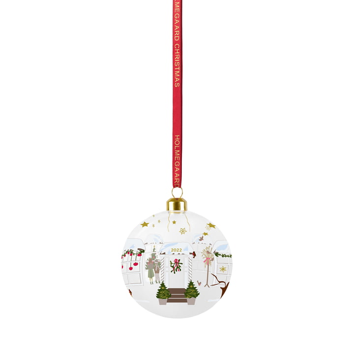 Boule de Noël 2022 de Holmegaard en version transparente