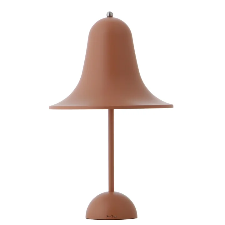 Verpan - Pantop Portable Lampe LED à accu Ø 30 x 18 cm, terracotta
