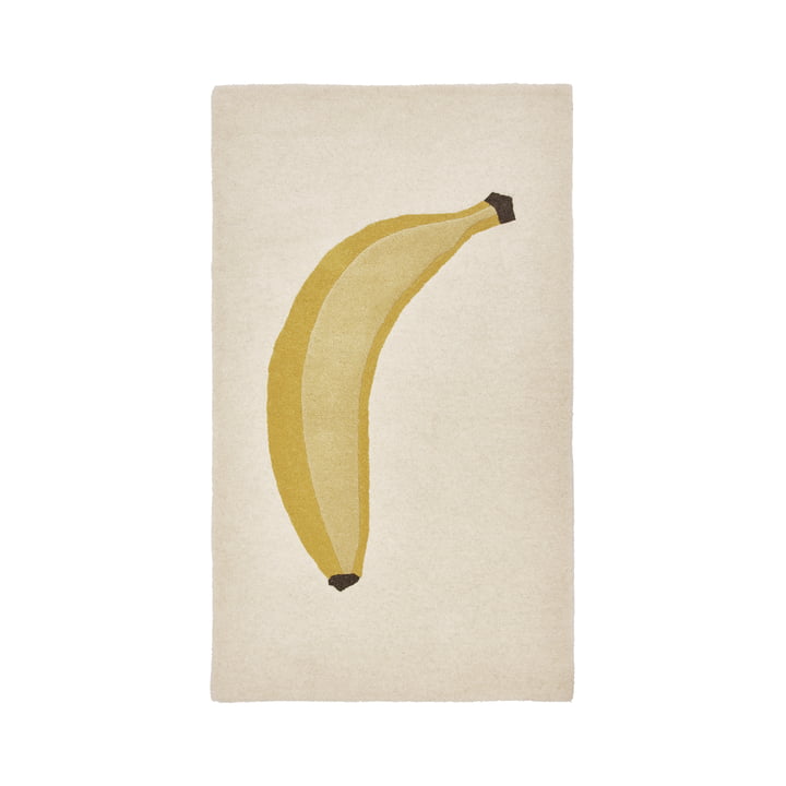 Banane Tapis pour enfants de OYOY en couleur jaune