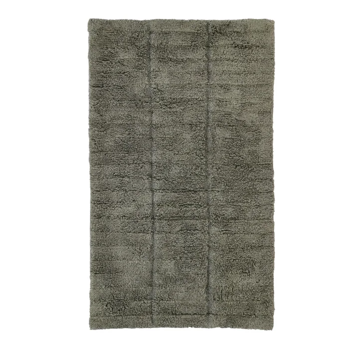 Soft Tiles Tapis de salle de bain, 80 x 50 cm, vert olive de Zone Denmark