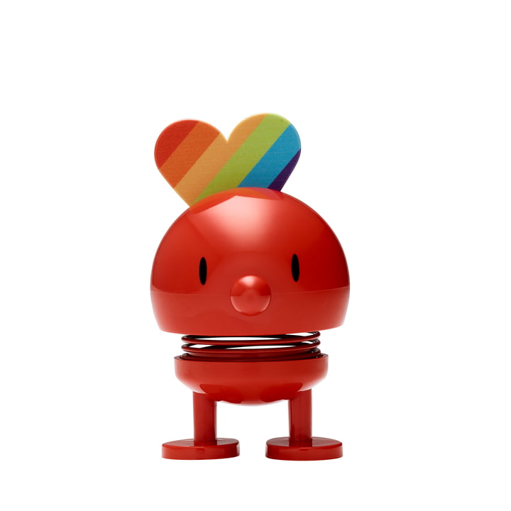 Small Rainbow Figurine décorative de Hoptimist dans la couleur red