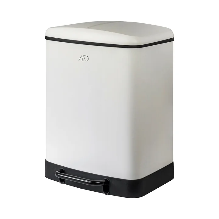 Wonda Duo -seau à pédale de Mette Ditmer en couleur off-white