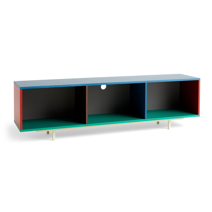 Colour Cabinet L, 180 x 51 cm, multicolore de Hay