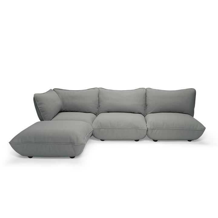 Le canapé Sumo corner de Fatboy dans la couleur mouse grey